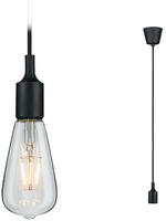 Paulmann Neordic Pendelleuchte Ketil IP44 E27 max. 20W Schwarz dimmbar,