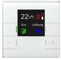 MDT SCN-RTRGW.02 Glas Raumtemperaturregler, wei&szlig;