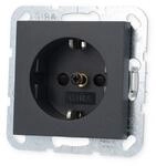 Gira 445328 SCHUKO-Steckdose 16 A 250 V~ mit Shutter, Anthrazit