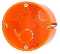 Kaiser 9063-50 Deckenleuchten-Anschlussdose, 68/47 mm, orange