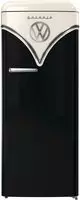 Gorenje OBRB615DBK Retrokühlschrank mit Gefrierfach, 60 cm breit, 247 L, SuperCool, Gorenje OBRB615DBK Retrokühlschrank mit Gefrierfach, 60 cm breit, 247 L, SuperCool,