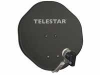 Telestar ALURAPID 45 Offset-Parabolantenne 45 cm mit Single LNB, grau...