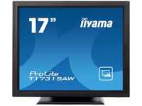 iiyama T1731SAW-B5, 43,2cm (17 ") iiyama T1731SAW-B5 Monitor mit Touchscreen
