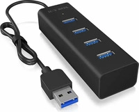 Raidsonic IB-HUB1409-U3, 4 Port USB 3.0 HUB Raidsonic Icybox IB-HUB1409-U3