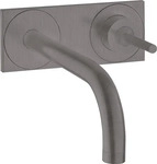 Axor 38112340, Axor Uno&sup2; Einhebel-Waschtischmischer Unterputz brushed black chrome