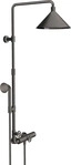 Axor 26020340, Axor ShowerSolutions Showerpipe mit Thermostat brushed black chrome