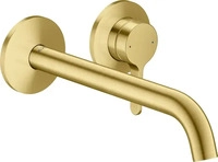 Axor 48120950, Axor One Waschtischmischer Unterputz f&uuml;r Wandmontage brushed brass