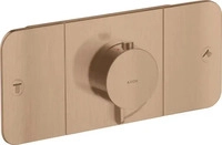 Axor 45712310, Axor One Thermostatmodul Unterputz f&uuml;r 2 Verbraucher brushed red gold
