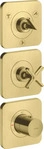 Axor 36704950, Axor Citterio E Thermostatmodul Unterputz brushed brass