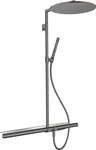 Axor 27984340, Axor ShowerSolutions Showerpipe 800 PowderRain brushed black...