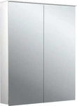 emco 979706402, emco asis flat 2 Design Lichtspiegelschrank 600mm, 2 T&uuml;ren Aluminium