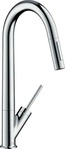Axor 10821250, Axor Starck Einhebel-K&uuml;chenmischer mit Ausziehbrause brushed gold