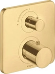 Axor 34705250, Axor Citterio M Thermostat Unterputz mit Abstellventil brushed gold