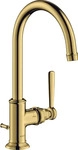 Axor 16517990, Axor Montreux Einhebel-Waschtischmischer 210 polished gold optic