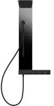 Gessi Hi-Fi Duschs&auml;ule mit Hand-, Kopf- und Schwallbrause - schwarz matt
