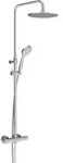 Gessi Duschs&auml;ule-Thermostat mit Antikalk-Kopfbrause chrom - chrom