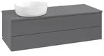 Villeroy & Boch Antao Waschbeckenunterschrank 1200 x 360 x 500mm - Anthracite Matt