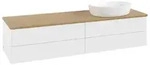 Villeroy & Boch Antao Waschbeckenunterschrank 1600 x 360 x 500mm - White Matt Lacquer
