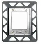 TECE Urinal-Einbaurahmen 9242649 f&uuml;r fl&auml;chenb&uuml;ndige Montage Chrom gl&auml;nzend -
