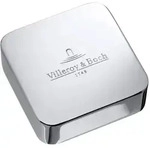 Villeroy & Boch Abdeckkappe f&uuml;r Doppeldrehgriff, eckig - Edelstahl