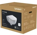 Duravit D-Code 2.0 Wand-WC Set - wei&szlig;