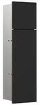 emco asis pure (Glasfront) WC-Modul Toilettenb&uuml;rstengarnitur und WC-Papier -...