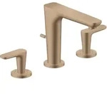Axor Citterio C 3-Loch Waschtischarmatur - brushed red gold optic