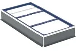 Geberit Duofix Installationsrahmen, 160x80 cm f&uuml;r zehn F&uuml;&szlig;e - Neutral