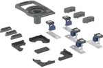 Geberit Duschwannen-Ablauf mit 5 F&uuml;&szlig;en f&uuml;r CleanFloor30 Duschfl&auml;sche integriert,