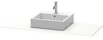 Duravit Xsquare Konsole mit einem Ausschnitt XS060G, 1400 x 550mm - Wei&szlig; matt