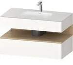 Duravit Collection One Einbauwaschtisch mit Unterbau 1000mm - wei&szlig; supermatt