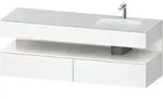 Duravit Collection One Einbauwaschtisch mit Unterbau 1600mm - Wei&szlig; Matt Dekor