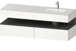 Duravit Collection One Einbauwaschtisch mit Unterbau 1600mm - wei&szlig; supermatt
