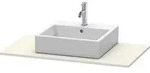 Duravit Xsquare Konsole mit einem Ausschnitt XS060E, 1000 x 550mm - Taupe Matt Dekor