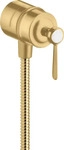 Axor 16883250, Axor Montreux FixFit Stop Schlauchanschluss brushed gold optic