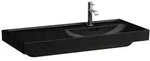 LAUFEN Meda Waschtisch mit Ablage links 1000 x 460mm - schwarz matt