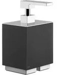 Gessi Rettangolo Stand-Seifenspender Beh&auml;lter schwarz - chrom