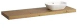 LAUFEN Lani Waschtischplatte 1570mm, mit Ausschnitt - wildeiche
