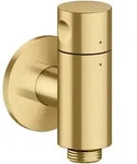 Axor One Wandanschluss Stop mit Absperrventil - Brushed Gold Optic