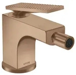 Axor Citterio Einhebel-Bidetmischer mit Rautenschliff - brushed red gold optic