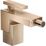 Axor Edge Einhebel-Bidetmischer mit Push-Open Ablaufgarnitur, Diamantschliff -