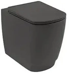 KLUDI RESA S Spiralflush-Stand-WC, 55 cm - schwarz matt