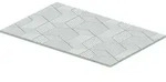 Duravit DuraSquare Glaseinleger 770 x 380mm - Cubic Line
