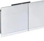 Geberit Sigma 60 WC-Bet&auml;tigungsplatte f&uuml;r 2-Mengen-Sp&uuml;lung - chrom geb&uuml;rstet
