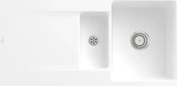 Villeroy & Boch 33371FRW, Villeroy & Boch Siluet 60 R Flat K&uuml;chensp&uuml;le, mit