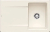 Villeroy & Boch 33341FKR, Villeroy & Boch Siluet 45 Flat K&uuml;chensp&uuml;le, mit