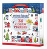 Eurographics 9924-5805 - Adventskalender Christmas Town Weihnachtsstadt 24 Puzzles je