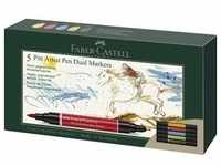 Faber-Castell Marker Tuschestift PAP Dual 5er Set