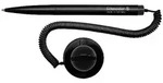 Schneider Kugelschreiber Klick-Fix-Pen schwarz Teleschnur an Klemmbacken / Schneider