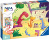 Ravensburger Kinderpuzzle Puzzle&Play 05675 - Dinosaurier im Sommer - 2x24 Teile